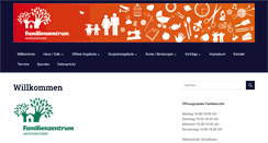 Desktop Screenshot of familienzentrum-weissensee.de